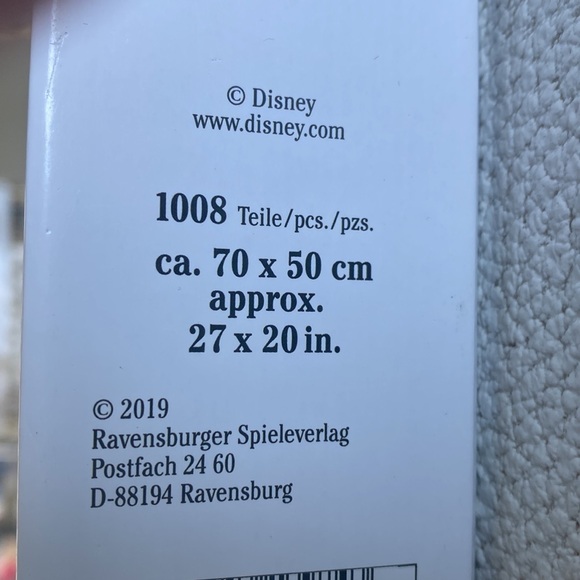 Ravensburger Puzzle - Sleeping Beauty (1000 pcs) - Picture 3 of 3